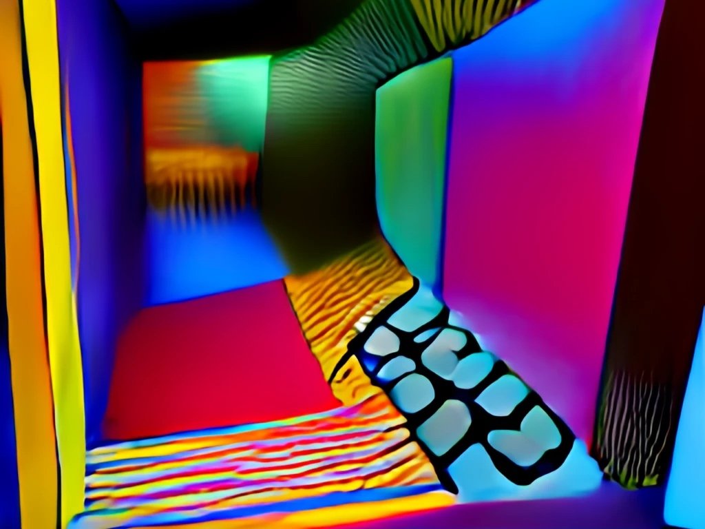 AI-generated image with the prompt: “creativity in another dimension”