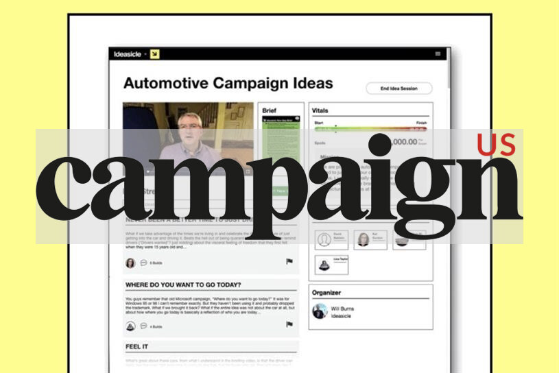Campaign Magazine: Ideasicle X Aims to Enhance Remote Creative Collaboration